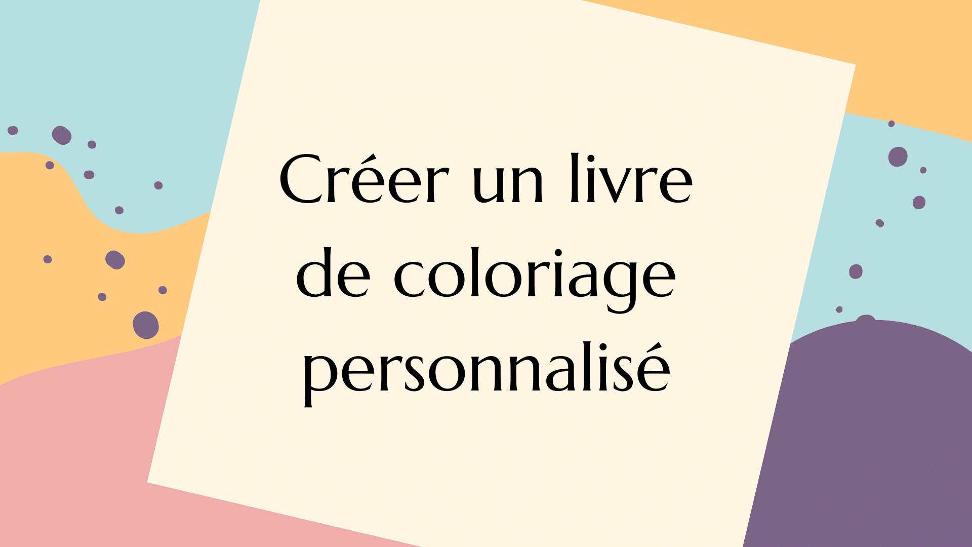 Créer un livre de coloriage personnalisé par l'illustratrice Cynthia Artstudio