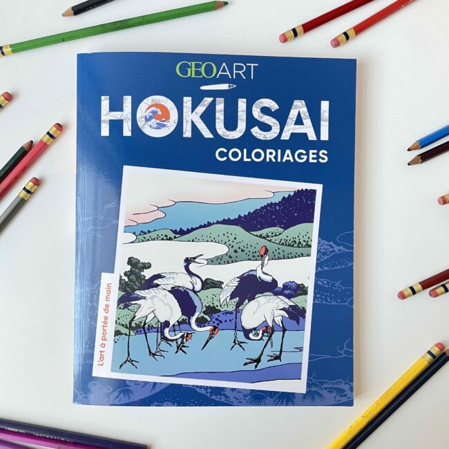 Coloriage Hokusai par l’illustratrice Cynthia Artstudio