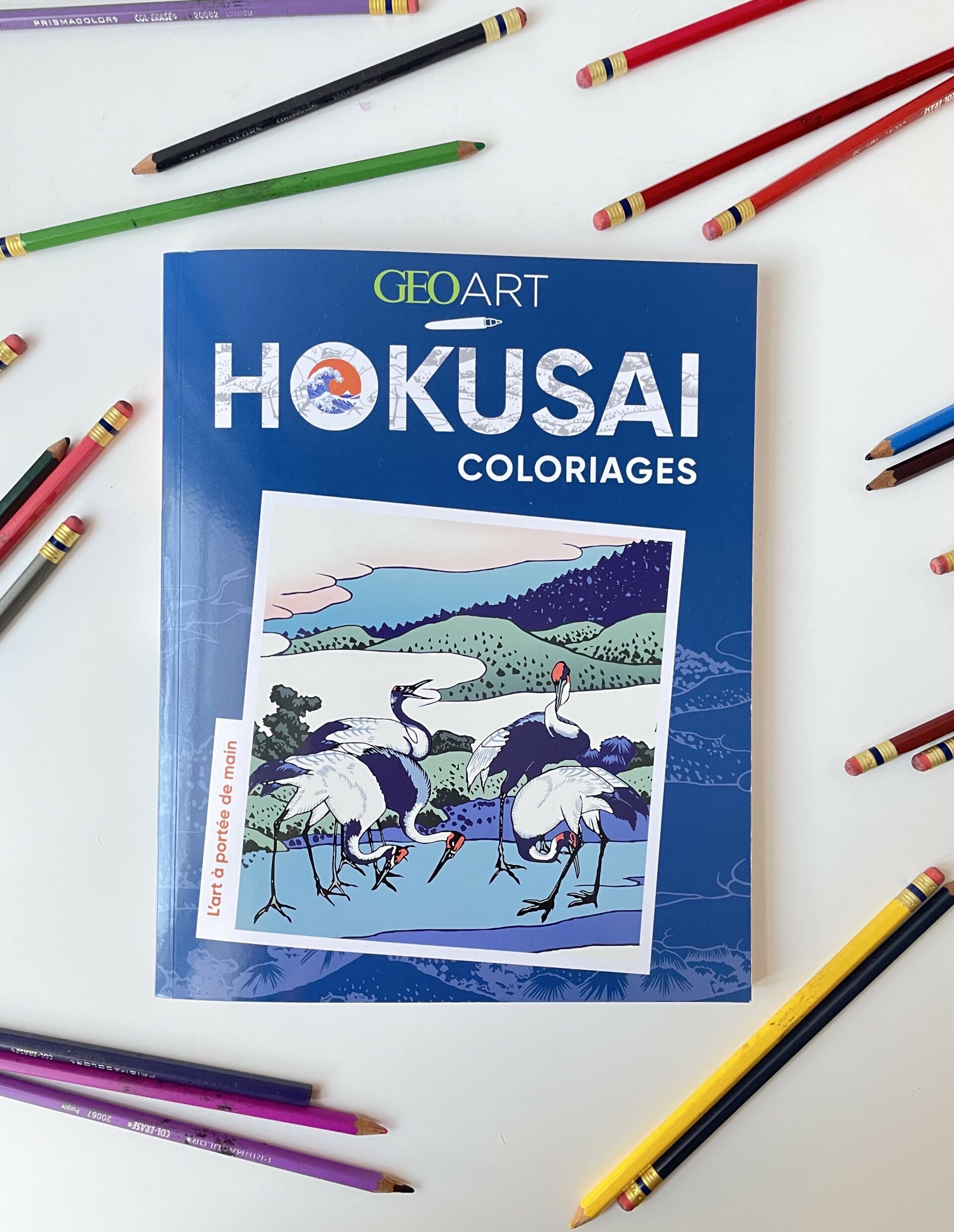 Coloriage Hokusai par l’illustratrice Cynthia Artstudio