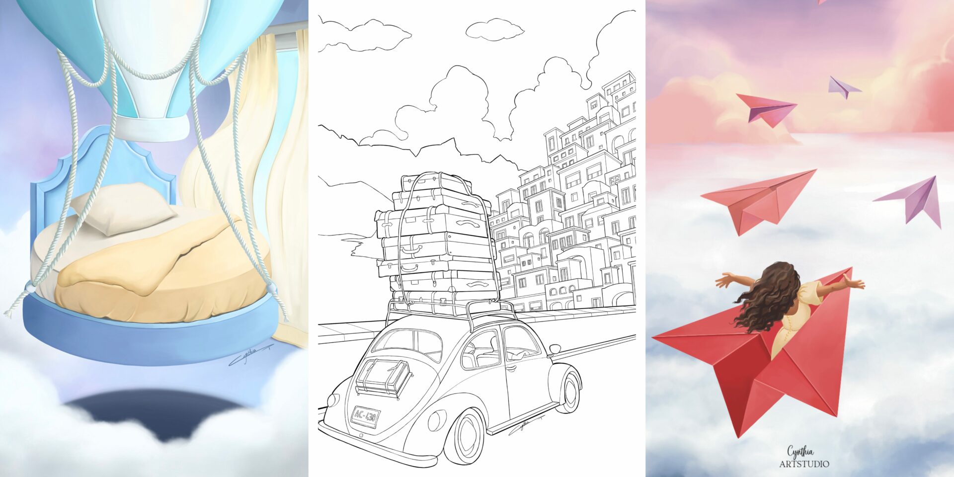 Illustrations de Cynthia Artstudio