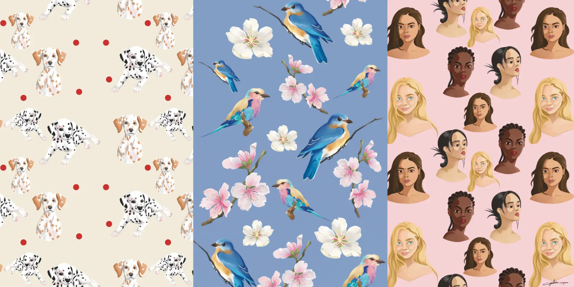 Illustratrice de motifs Cynthia Artstudio